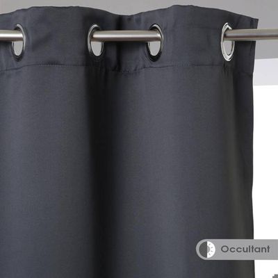 Rideau occultant gris anthracite 260x140 cm … - Achat / Vente rideau ... Rideau occultant gris anthracite 260x140 cm … - Achat / Vente rideau ...