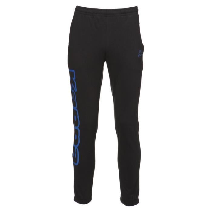 KAPPA Pantalon de survêtement Cesto - Homme - Noir et bleu