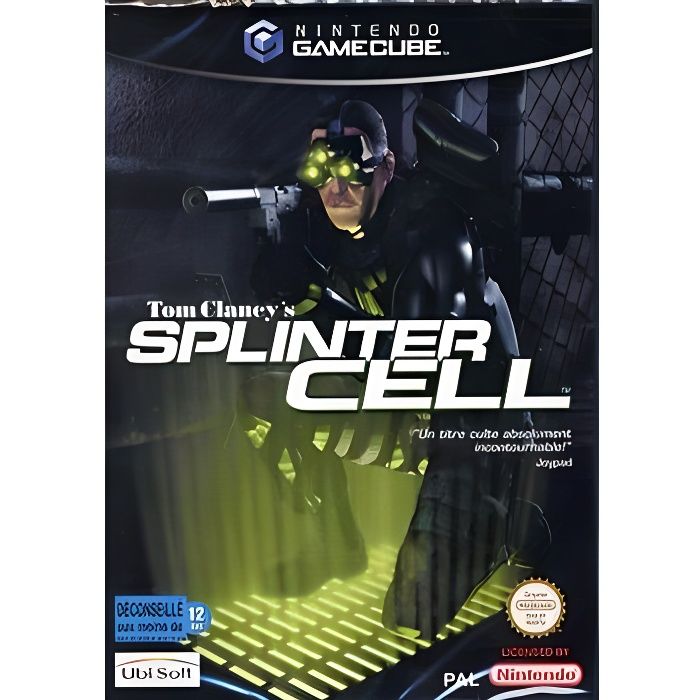 SPLINTER CELL en GAME CUBE pas cher