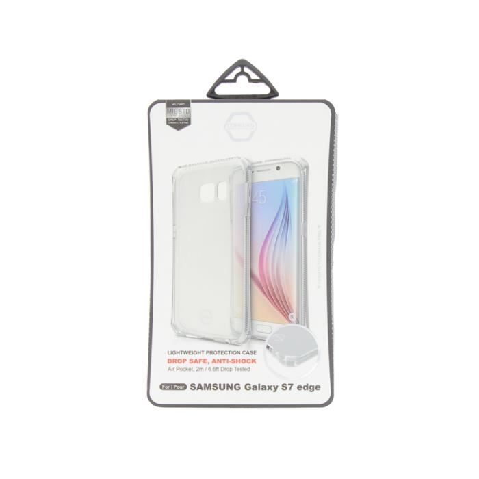 IT SKINS Coque Spectrum Contour renforcé Galaxy S7 Edge - Transparent