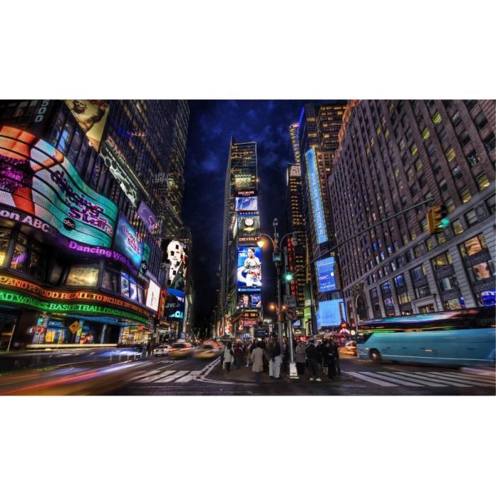 POSTER MURAL DE TIMES SQUARE A NEW YORK    Achat / Vente TABLEAU