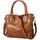 VBIGER Sac à main en cuir femmes marron