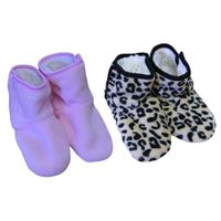 CHAUSSON - PANTOUFLE Chaussons Bottines Doux enfant fille Lot de 2 CHAUSSON - PANTOUFLE Chaussons Bottines Doux enfant fille Lot de 2