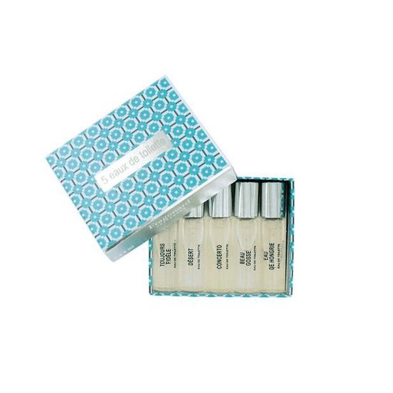 Fragonard Set De 5 Eaux De Toilette Pour Hommes 4 Ml X 5 Parfum