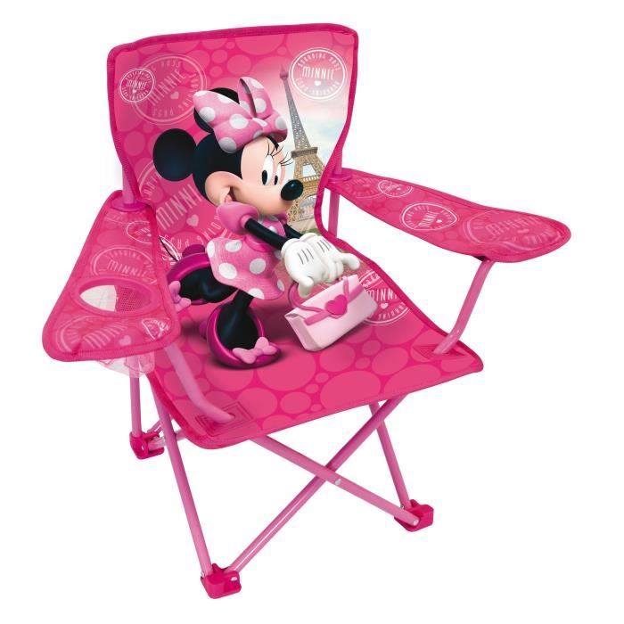 Fun House Disney Minnie chaise camping pliable pour enfant