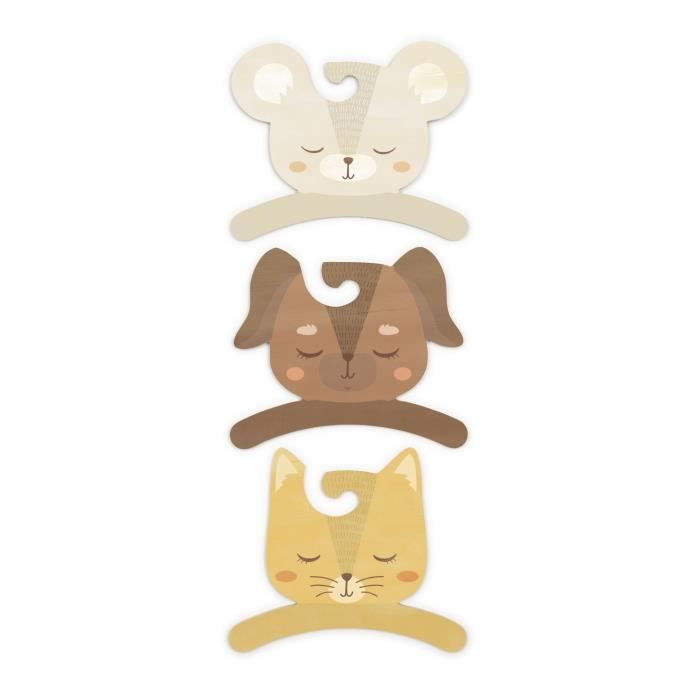 NAF NAF 3 Cintres House Animals Vêtements Bébé