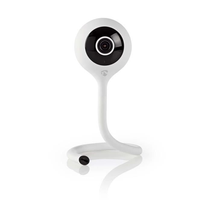 NEDIS Caméra IP intelligente WiFi - Capteur climatique - HD 720p