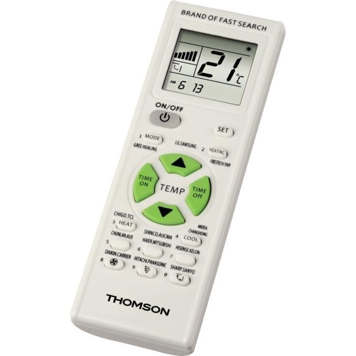 THOMSON 00131838 Télécommande climatiseur universelle