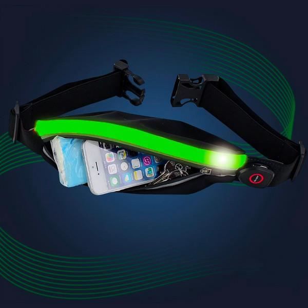 WANTALIS Ceinture EClairANTE XTENS LIGHT 1 POCHE Vert