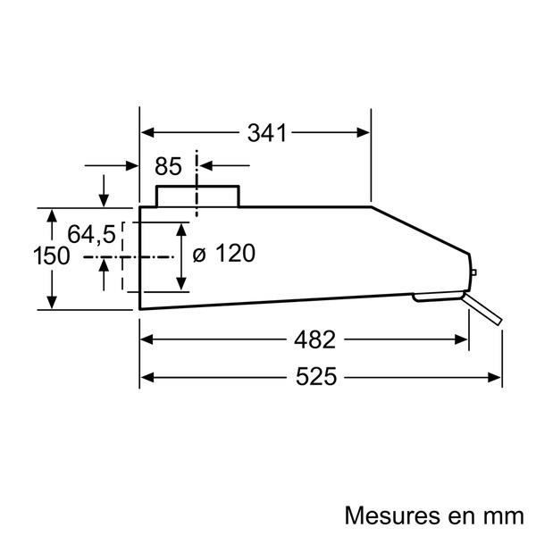 DHU942UEU  Sous-encastrable 90cm - 350m³-h1