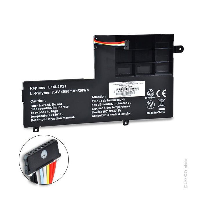 Batterie ordinateur portable 7.4V 4050mAh - L14M2P211