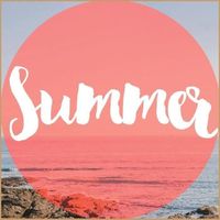 TABLEAU - TOILE Tableau déco mat Beach Summer 30X30Cm TABLEAU - TOILE Tableau déco mat Beach Summer 30X30Cm