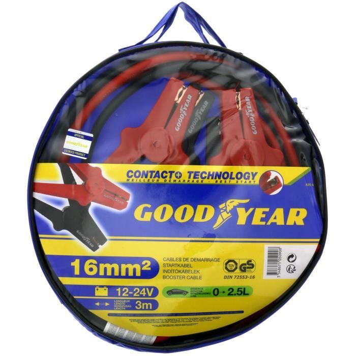 GOODYEAR Câbles De Démarrage 16mm² 3m