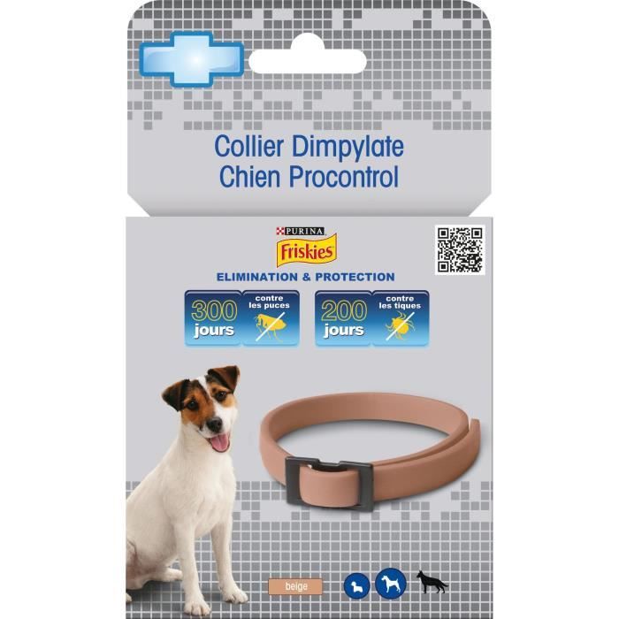 FRISKIES Collier anti-parasitaires Dympilate - pour chien - 31g