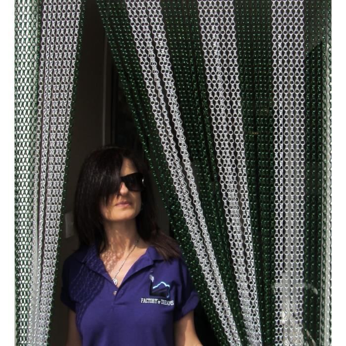 VERT ET ARGENT\' Store en chaîne d\'aluminium super/store écran/écran ... VERT ET ARGENT\' Store en chaîne d\'aluminium super/store écran/écran ...