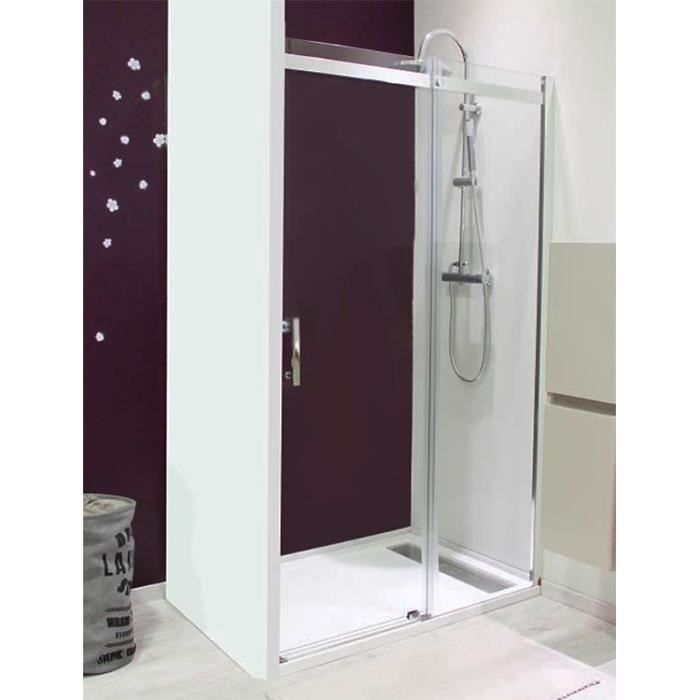 Porte De Douche Pivotante 120 Cm Sérigraphié Quad Leroy Merlin