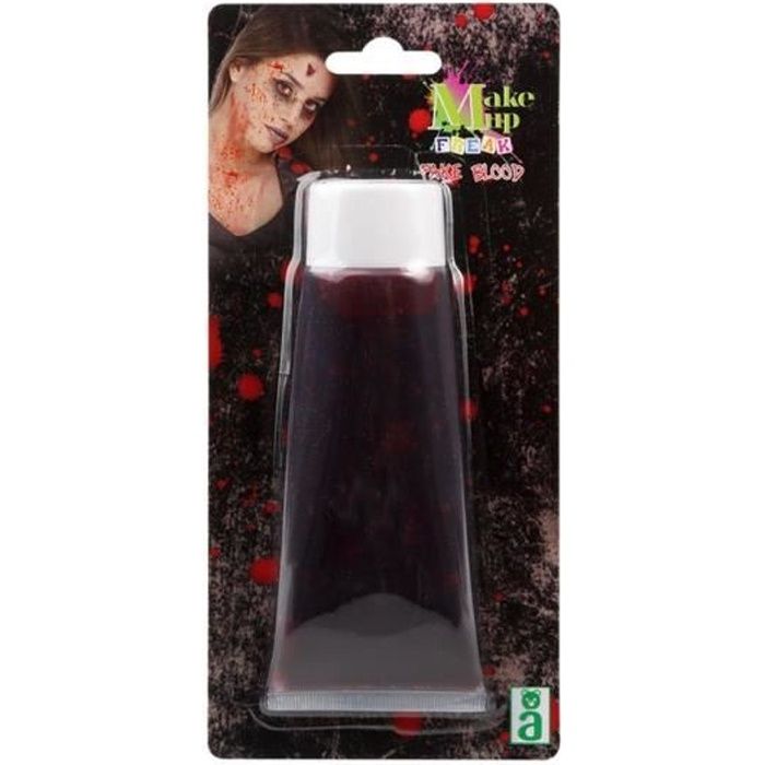 ATOSA - Maquillage en tube rouge sang Adultes - 100 ml