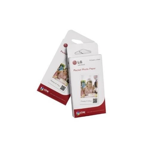 LG PSS2203 Papier photo pour LG PD251W - 3 packs de 10