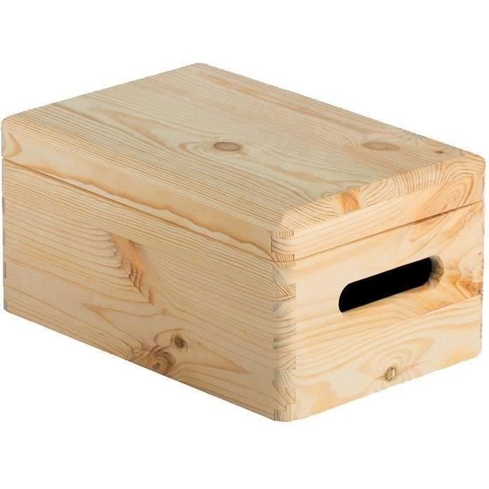 Astigarraga - Caisse de rangement en bois 30x20x14cm ...