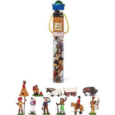 Lot De 20 Figurines Cowboys Et Indiens 54mm – Plastique Vintage, Diverses Marques
