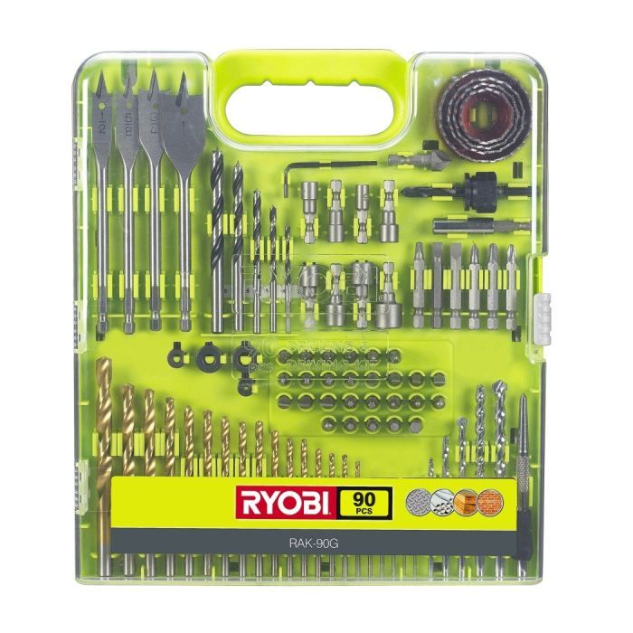 RYOBI Coffret 90 accessoires   Achat / Vente ACCESSOIRE MACHINE OUTIL