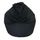 Poire pouf en coton LANA Ø75x110 cm noir