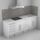 POLYREY Crédence Stratifié Bêton Vieilli 235x64x0,