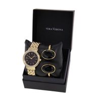 PACK MONTRE VERA VERONA Coffret montre MWF16-060 Doré Femme PACK MONTRE VERA VERONA Coffret montre MWF16-060 Doré Femme