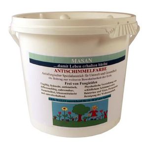Blanc 6kg Peinture écologique Anti Moisissures Murale Masan 1l