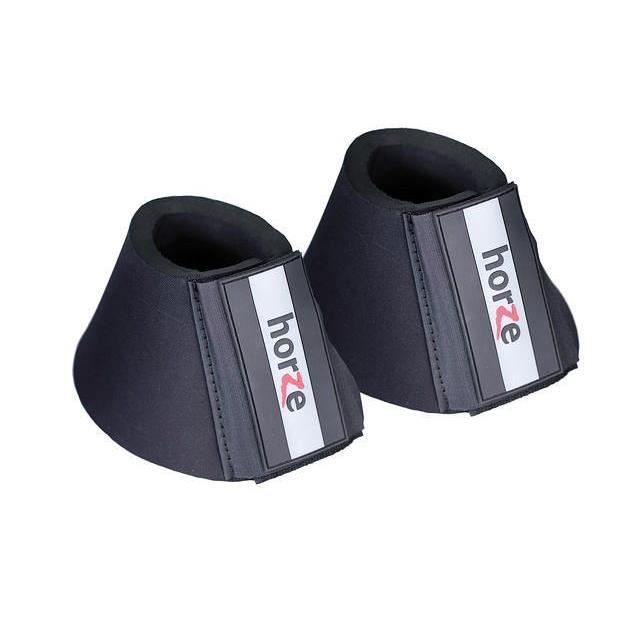 HORZE Cloches ProBell Hamptons pour chevaux - Néoprène - Taille XXL - Noir