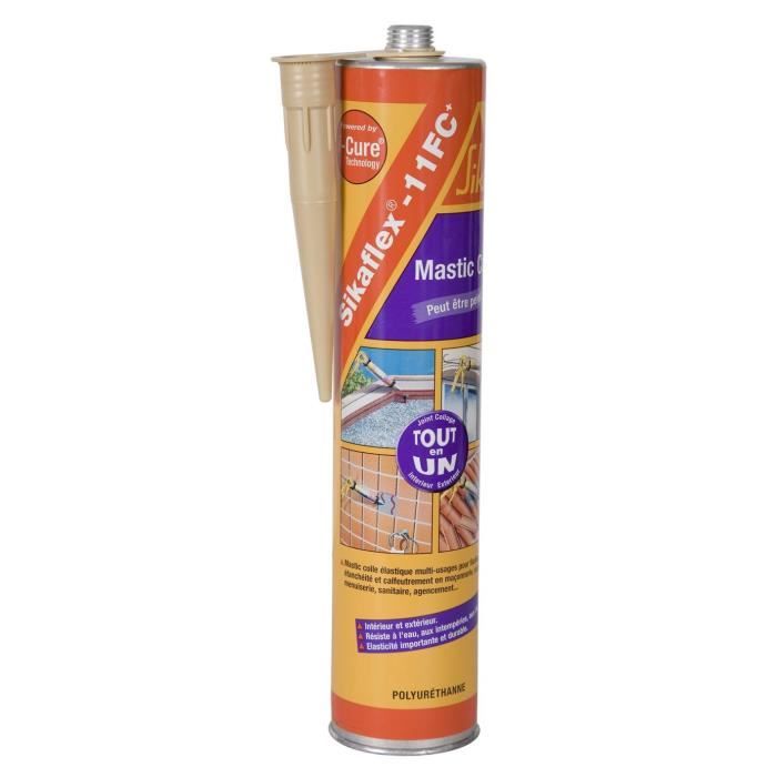 SIKA Mastic colle Multi usages Beige 380 g