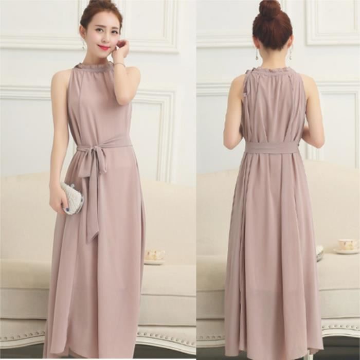 Robe Longue de Soirée Bohême Style Sans Manches Nouvelle Arrivée