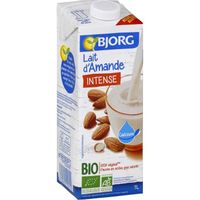 Boisson lactée BJORG Lait d'amande Intense - Biologique - 1 L Boisson lactée BJORG Lait d'amande Intense - Biologique - 1 L