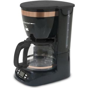 TECHWOOD TCA-911 Cafeti?re filtre programmable ? Noir