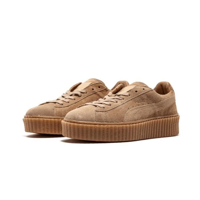 Marron Suede Puma Baskets Creepers Homme Femme Rihanna u13J5TFKcl