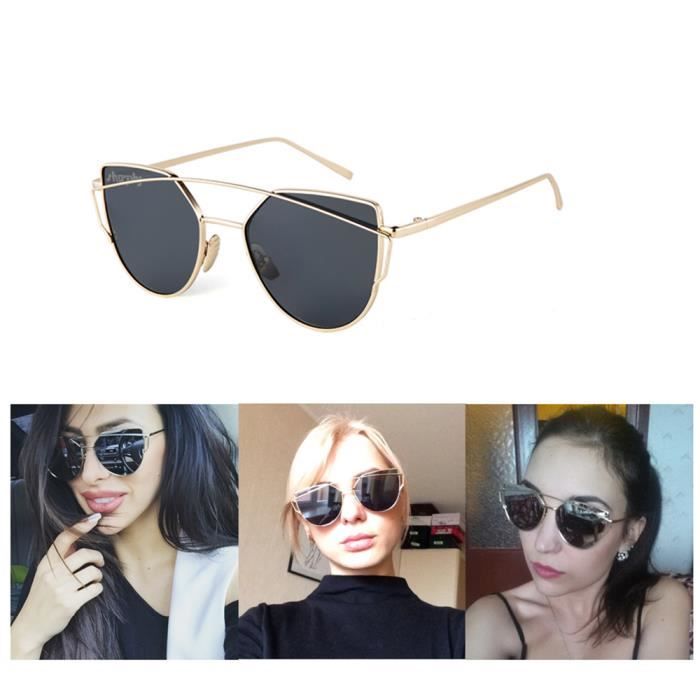 De Soleil Femme Magnifique Jolie Lunette Ronde Noir Marque Designer N8vnwym0O