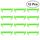 12pcs No Tie Lacet Élastique silicium plat élastiq
