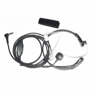 Gorge Micro Microphone Secret Acoustique Tube écouteur Casque Avec