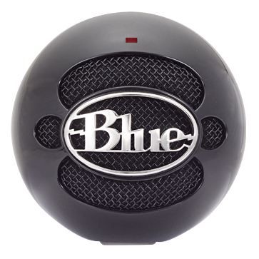 BLUE MICROPHONES Microphone USB à condensateur SNOWBALL GLOSS - 44.1 kHz/16 bit - Noir - PC / MAC