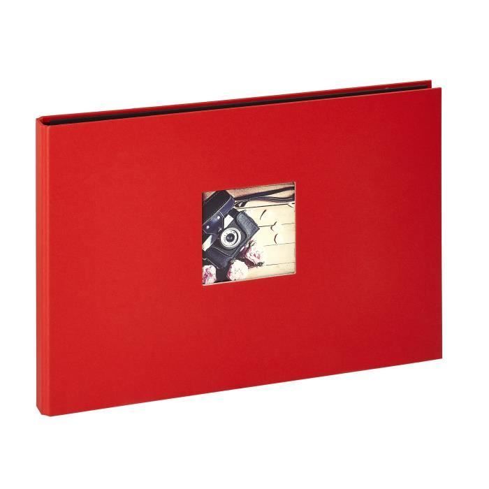 PANODIA Album photos traditionnel Studio - 120 vues - 40 pages - Rouge