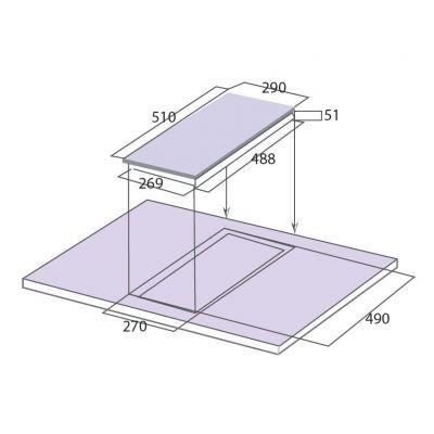Domino Vitrocéramique DOS320N1