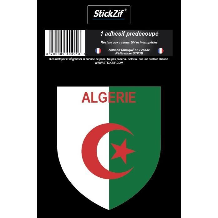STICKZIF 1 Adhésif Blason Algerie STP3B