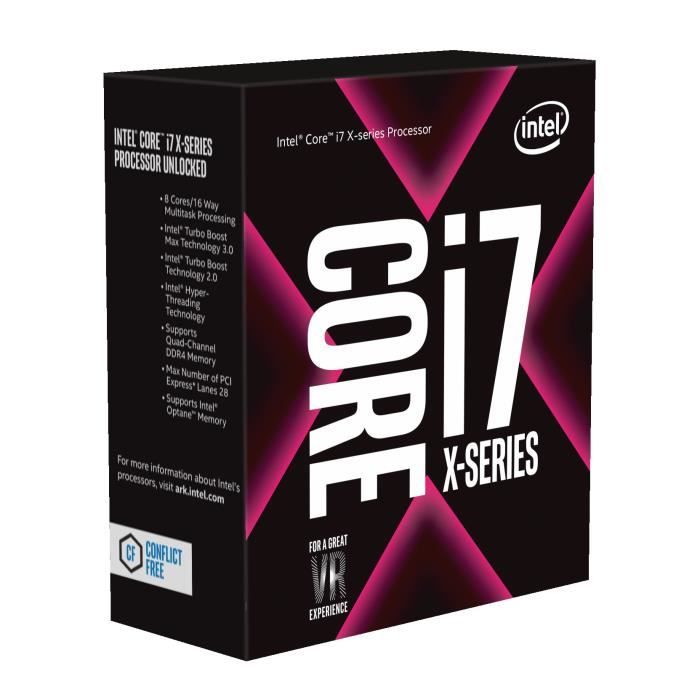 INTEL Processeur Core i7-7820X X-series - Socket LGA2066 - 11Mo Cache - Jusqu'à 4.30 GHz