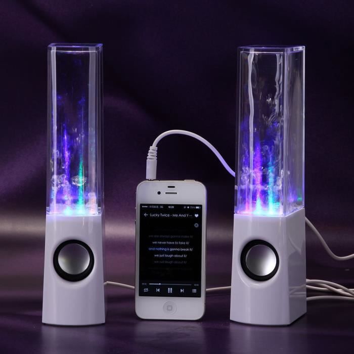 PAIRE ENCEINTES LED PC GAMER MX e 07 (neuves