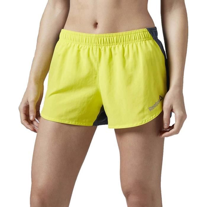 shorts reebok homme brun