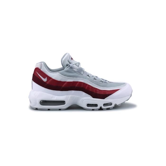 air max 95 blanche rouge grise