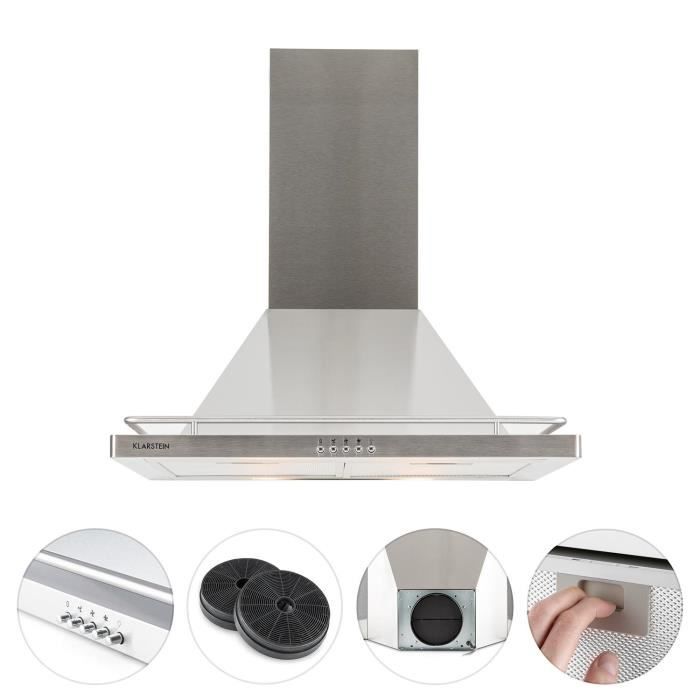 Klarstein Timea Hotte murale aspirante 60cm 4163