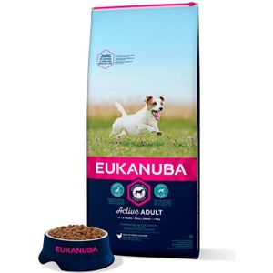 EUKANUBA Croquettes au poulet - Petite race - 15kg - Pour chien adulte