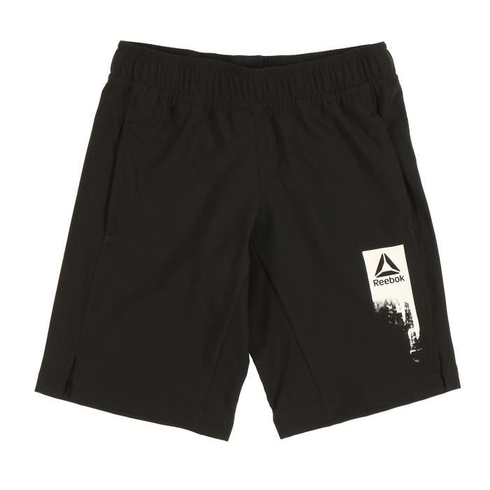 REEBOK Short Adv - Enfant garçon - Noir