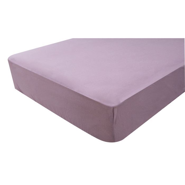 DOUX NID Drap-housse en jersey - Framboise - 40x80 cm